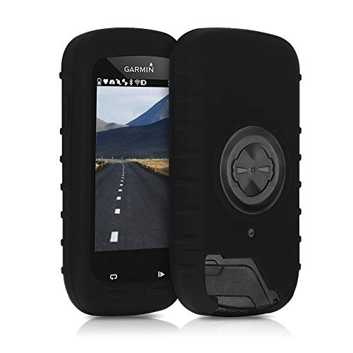 kwmobile Hülle kompatibel mit Garmin Edge 1000 / Explore 1000 - Silikon GPS Fahrrad Case Schutzhülle - in Schwarz von kwmobile