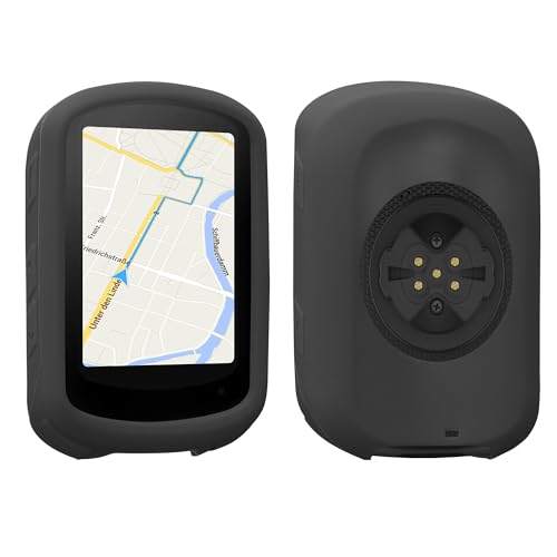 kwmobile Hülle kompatibel mit Garmin Edge 840 / Edge 540 - Silikon GPS Fahrrad Case Schutzhülle - in Grau von kwmobile