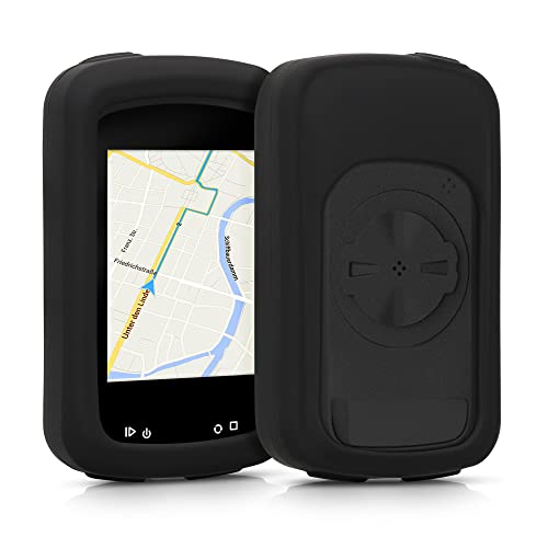 kwmobile Hülle kompatibel mit Magene C406 - Silikon GPS Fahrrad Case Schutzhülle - in Schwarz von kwmobile