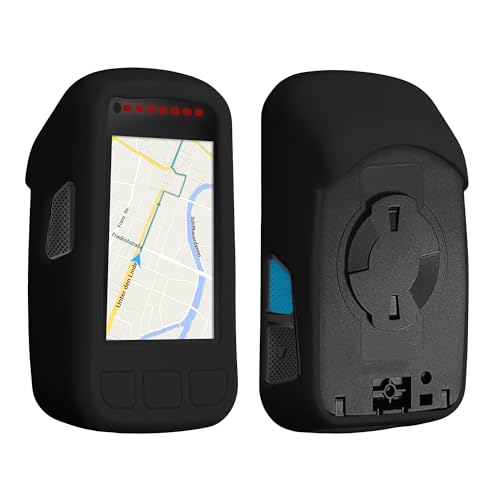 kwmobile Hülle kompatibel mit Wahoo Elemnt Bolt V2 - Silikon GPS Fahrrad Case Schutzhülle - in Schwarz von kwmobile