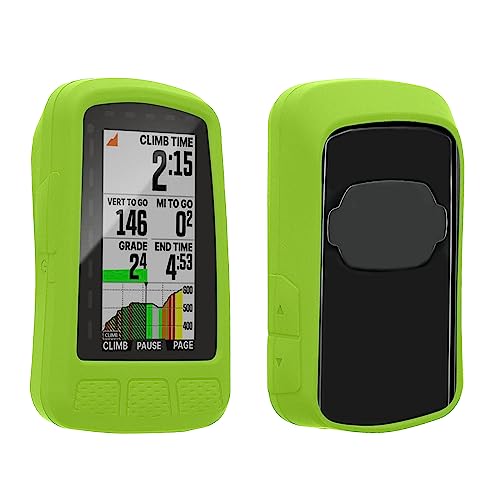 kwmobile Hülle kompatibel mit Wahoo Elemnt Roam V2 - Silikon GPS Fahrrad Case Schutzhülle - in Grün von kwmobile