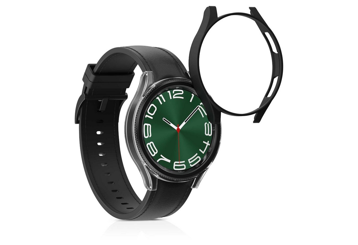 kwmobile Smartwatch-Hülle 2x Hülle für Samsung Galaxy Watch 6 Classic 47mm, Fitnesstracker Case Set - ohne Tracker von kwmobile