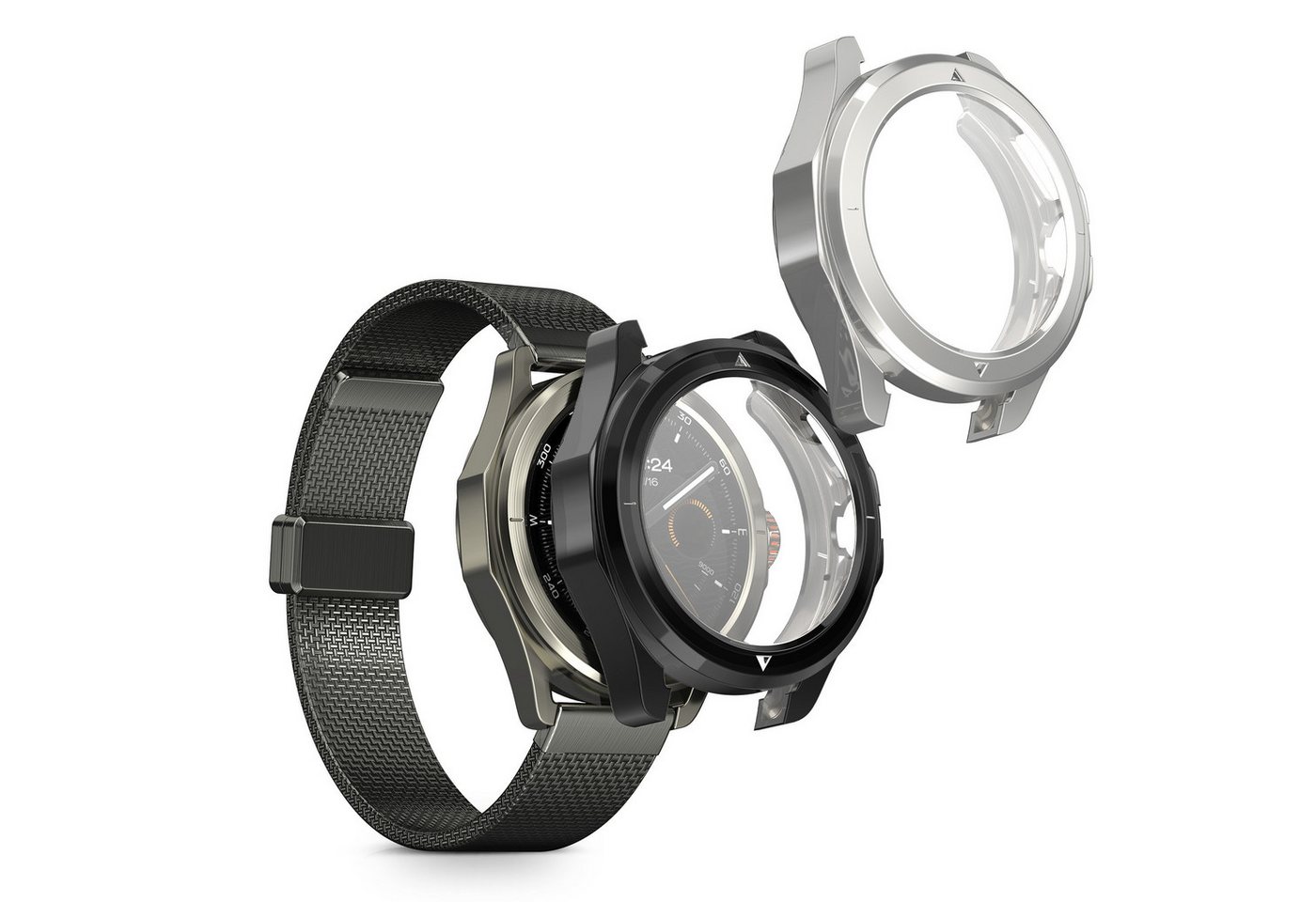 kwmobile Smartwatch-Hülle 2x Hülle für Xiaomi Watch S4 Sport, Silikon Fullbody Cover Case Schutzhülle Set kwmobile Smartwatch-Hülle 2x Hülle für Xiaomi Watch S4 Sport, Silikon Fullbody Cover Case Schutzhülle Set von kwmobile