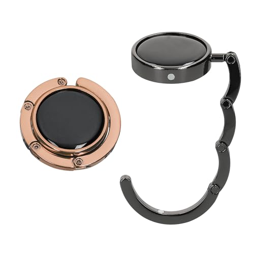 kwmobile Taschenhalter für Tisch - 2X Faltbare Antirutsch Handtaschenhalter Tisch Haken - Taschen Aufhänger - Geschenkidee Gadgets für Frauen - Taschenhaken Set kwmobile Taschenhalter für Tisch - 2X Faltbare Antirutsch Handtaschenhalter Tisch Haken - Taschen Aufhänger - Geschenkidee Gadgets für Frauen - Taschenhaken Set von kwmobile