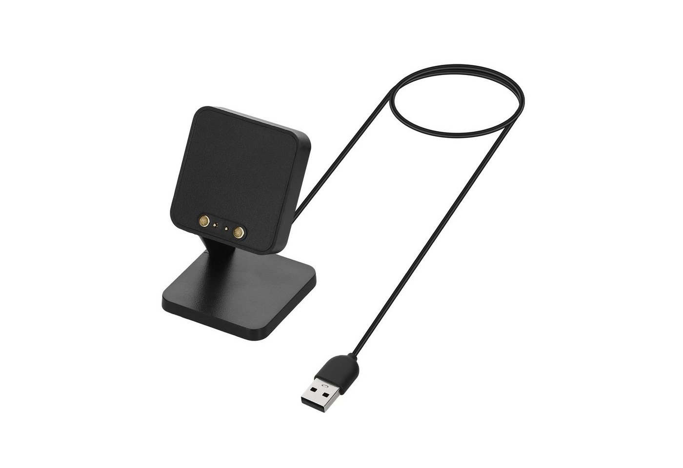 kwmobile USB Ladegerät für Haylou RT2 LS10 / Solar LS05 / RT LS05S USB-Ladegerät (1-tlg., USB Kabel Charger Stand - Smart Watch Ladestation - Standfunktion) von kwmobile