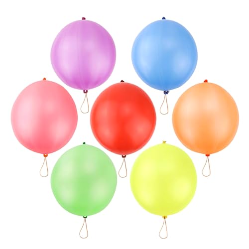 kwoifioy 10/20 Stück Dicker Stanzballon Verschiedene Latex Gummibändern Partys von kwoifioy