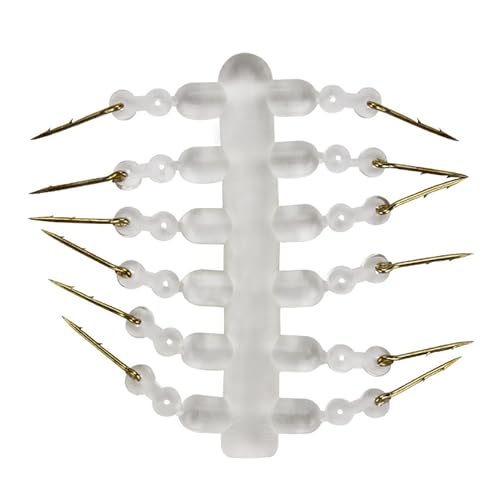 kwoifioy 12 Stück Karpfen Köder Spikes Mit Widerhaken Und Silikonen Mais Ronnies Hair Rig Metall Schraubhaken Köder Spikes Karpfenangeln Werkzeug Zubehör von kwoifioy