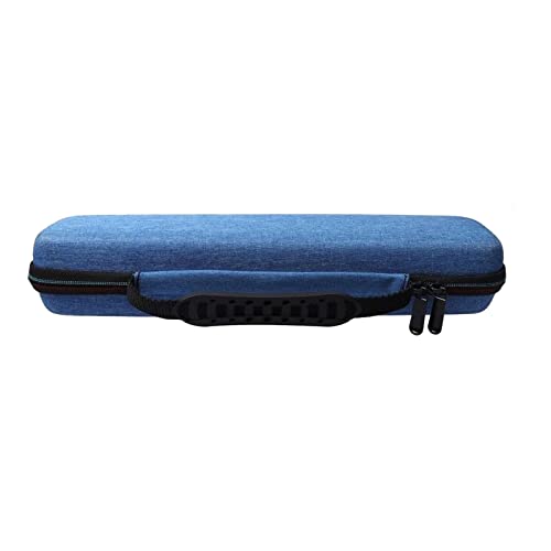 Haarglätter Tasche, Hartschalentasche für Haarglätter, Aufbewahrungsbeutel für Haarstyling-Tools, hitzebeständige ionische Haarglätter-Bürste Reiseaufbewahrungstasche (blau) von kyaoayo