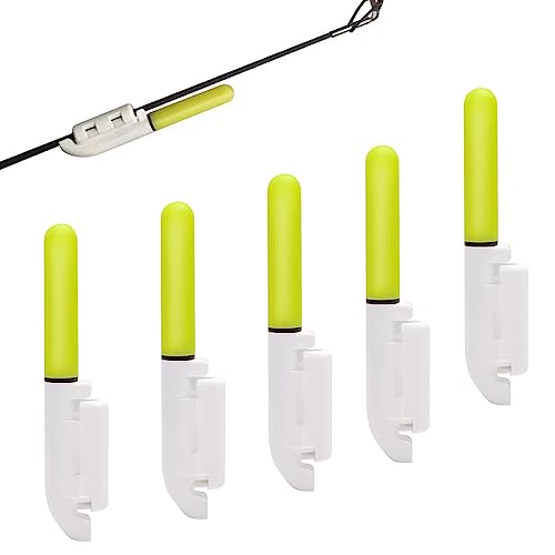 kyaoayo 5 Stücke Angel-Alarmglocken, Nachtlicht Knicklicht Angeln, Led Bissanzeiger Rutenspitze, Leuchtende LeuchtstäBe Mit Schnalle, Nacht-Angel-Bissanzeiger FüR Meeresangeln Und Nachtangeln. kyaoayo 5 Stücke Angel-Alarmglocken, Nachtlicht Knicklicht Angeln, Led Bissanzeiger Rutenspitze, Leuchtende LeuchtstäBe Mit Schnalle, Nacht-Angel-Bissanzeiger FüR Meeresangeln Und Nachtangeln. von kyaoayo