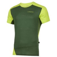 Grip T-Shirt M, Climbing Apparel, XXL, Forest/Lime Punch (Green) - La Sportiva von la sportiva