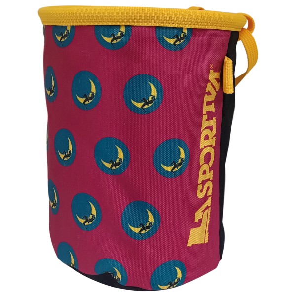 La Sportiva - Climbing On The Moon Chalk Bag - Chalkbag Gr One Size blau;bunt von la sportiva