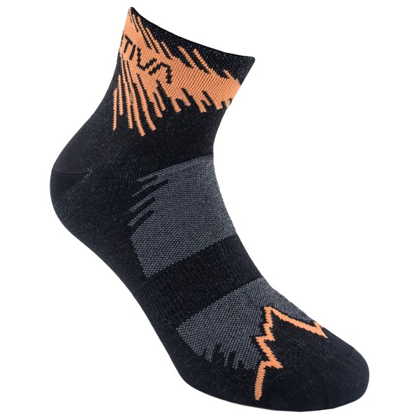 La Sportiva - Fast Running Socks - Laufsocken Gr XXL schwarz von la sportiva