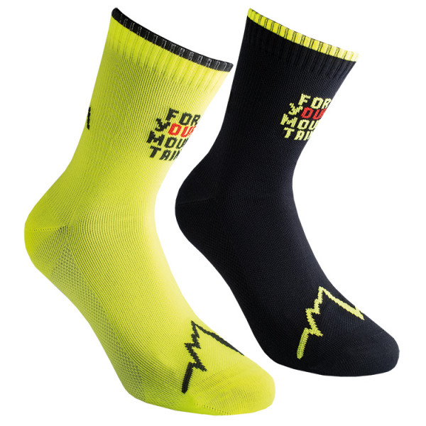 La Sportiva - For Your Mountain Socks - Laufsocken Gr L;M;S;XL;XXL bunt;weiß von la sportiva