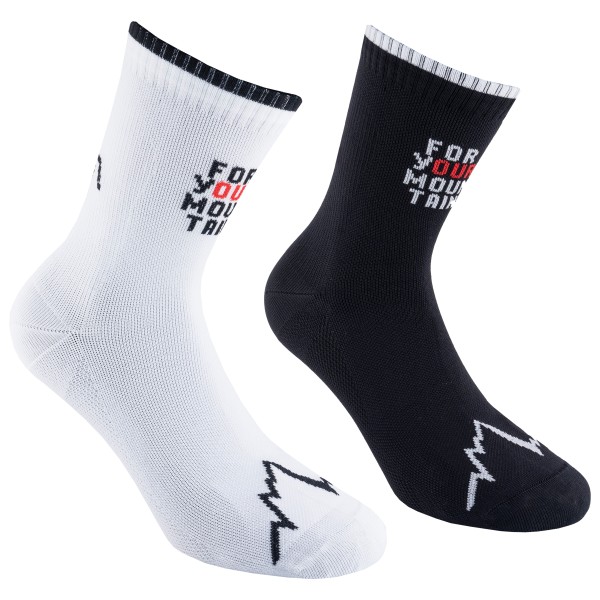 La Sportiva - For Your Mountain Socks - Laufsocken Gr M weiß von la sportiva