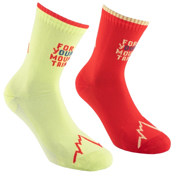 La Sportiva - For Your Mountain Socks - Laufsocken Gr S rot von la sportiva