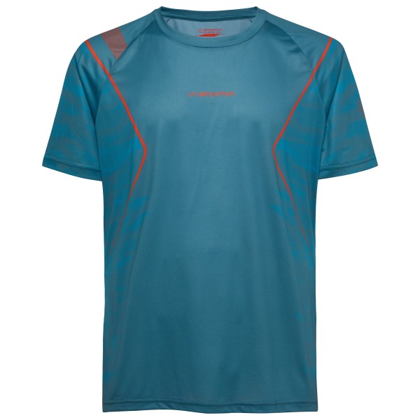 La Sportiva - Pacer T-Shirt - Laufshirt Gr L blau/türkis von la sportiva