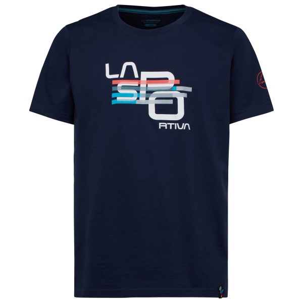 La Sportiva - Stripe Cube T-Shirt - T-Shirt Gr XL blau von la sportiva