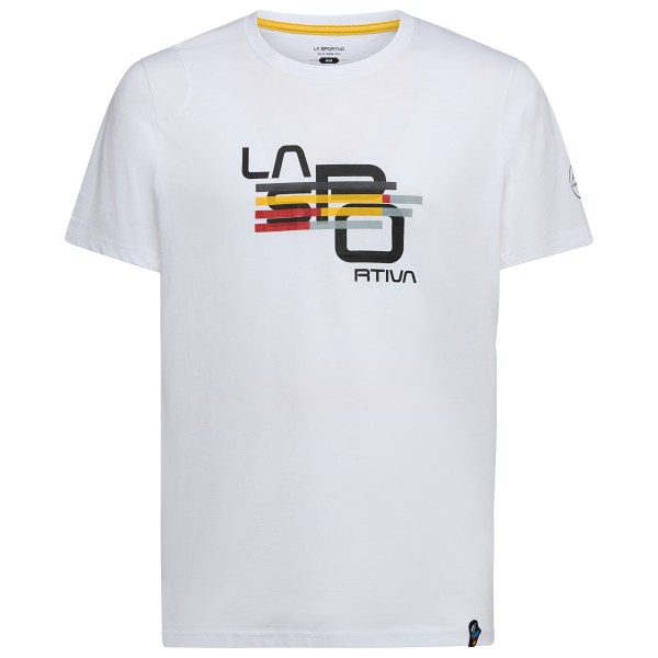 La Sportiva - Stripe Cube T-Shirt - T-Shirt Gr XL weiß/grau von la sportiva