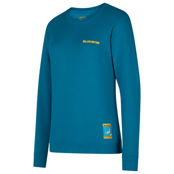 La Sportiva - Women's Climbing On The Moon Sweatshirt - Pullover Gr XS blau La Sportiva - Women's Climbing On The Moon Sweatshirt - Pullover Gr XS blau von la sportiva
