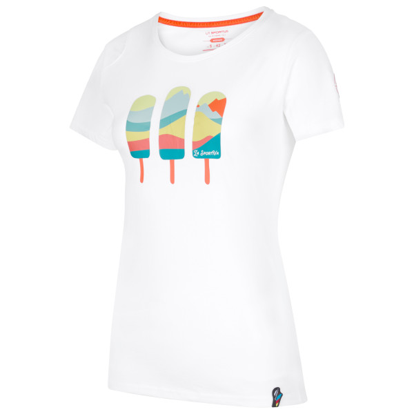 La Sportiva - Women's Icy Mountains T-Shirt - T-Shirt Gr XL weiß von la sportiva