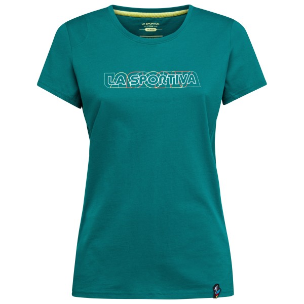 La Sportiva - Women's Outline - T-Shirt Gr S türkis von la sportiva