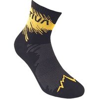 Trail Running Socks, La Sportiva Mountain Running® Footwear, S, Black/Yellow (Black) - La Sportiva von la sportiva