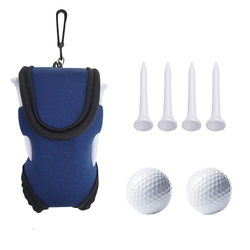 lanliflying Kleine Golfballtasche, wasserdicht, Mehrzweck-Golf-Tee-Tasche, leichtes Golf-Zubehör für Reisen, Unterhaltung, Golfspiel, Outdoor-Aktivitäten von lanliflying