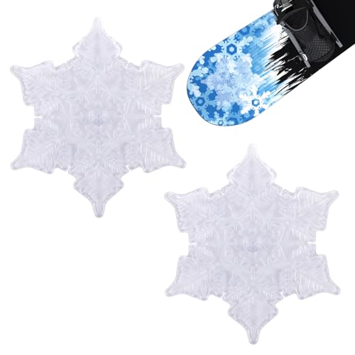 2stk Schneeflocken Stomp Pads, 3D Anti-Rutsch Snowboard Stomp Pads Snowboard-Griffpolster Selbstklebend Snowboarding Spike Stomp Pad Snowboardzubehör für Zusätzlichen Halt 2stk Schneeflocken Stomp Pads, 3D Anti-Rutsch Snowboard Stomp Pads Snowboard-Griffpolster Selbstklebend Snowboarding Spike Stomp Pad Snowboardzubehör für Zusätzlichen Halt von lasuroa