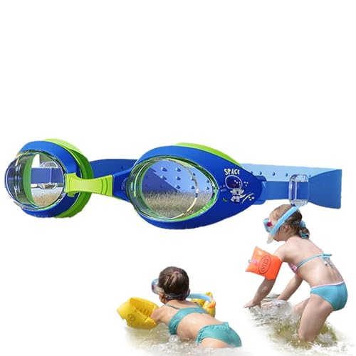 layue Schwimmbrillen für Kinder,Schwimmbrillen für Kinder | Weiche, hochauflösende Kinder-Schwimmbrille aus Silikon - Niedliche rutschfeste Wasserbrille, elastische, bequem sitzende Tauchausrüstung von layue