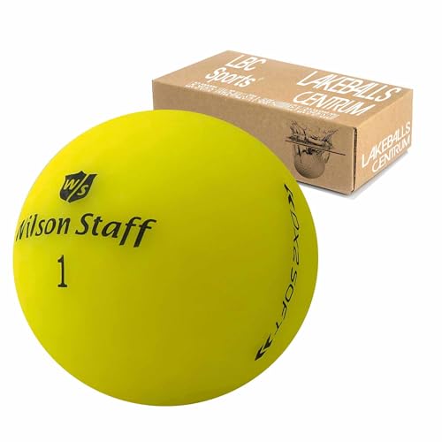 24 Wilson Staff Dx2 / Duo Soft Optix Golfbälle - AAAAA - PremiumSelection - Gelb - Mattes Finish - Lakeballs - gebrauchte Golfbälle - im Netzbeutel 24 Wilson Staff Dx2 / Duo Soft Optix Golfbälle - AAAAA - PremiumSelection - Gelb - Mattes Finish - Lakeballs - gebrauchte Golfbälle - im Netzbeutel von lbc-sports