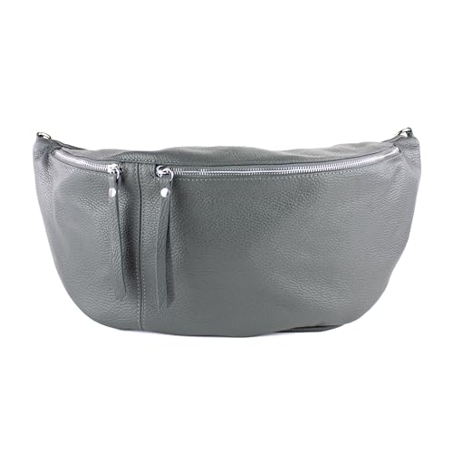 lePelou große Leder Bauchtasche für Damen mit Wechselgurt, Festival Tasche, Frauen Bauchtasche mit breitem Schultergurt, große Umhängetasche, XXL Crossbody Tasche, Geschenk für Damen (Dunkelgrau) lePelou große Leder Bauchtasche für Damen mit Wechselgurt, Festival Tasche, Frauen Bauchtasche mit breitem Schultergurt, große Umhängetasche, XXL Crossbody Tasche, Geschenk für Damen (Dunkelgrau) von lePelou