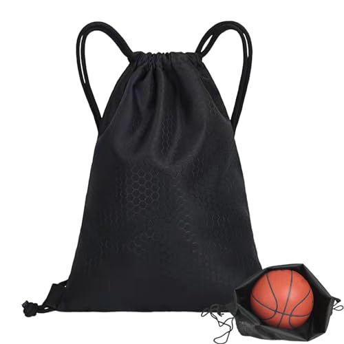 Leryveo Tasche mit Kordelzug für Kopfbedeckungen, Tragetasche für Kopfbedeckungen,Wasserdichte Aufbewahrungstasche für Motorradausrüstung - Praktische Basketball-Organisationstasche für Sportspaß beim von leryveo