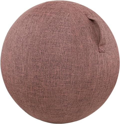 letaofang 55/65/75 cm Yoga Ball Hülle, Schutzhülle Für Gymnastikball, Balanceball-Abdeckung Staubdicht Faltbar Sitzbälle Stoff Bezug Für Balance, Stabilität, Fitness von letaofang