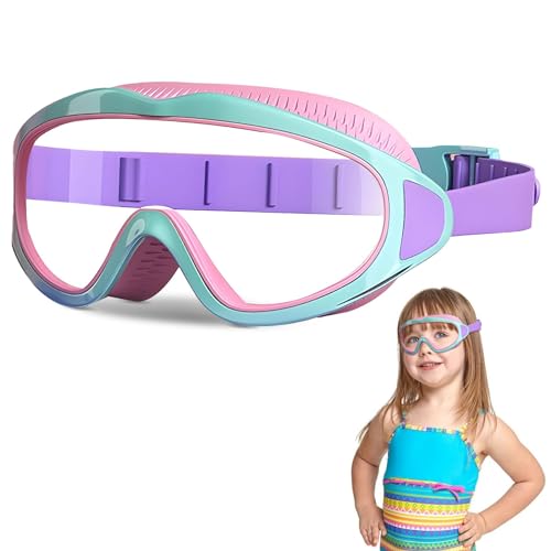 letcdfer Kinder Taucherbrille für Kinder 4-12 Jahre,Schwimmbrille Kinder Anti Fog Linse Wasserdichte Silikon-Schwimmbrille Panorama Kinder Swimming Goggles Taucherbrille Kinder für Junge Mädchen letcdfer Kinder Taucherbrille für Kinder 4-12 Jahre,Schwimmbrille Kinder Anti Fog Linse Wasserdichte Silikon-Schwimmbrille Panorama Kinder Swimming Goggles Taucherbrille Kinder für Junge Mädchen von letcdfer