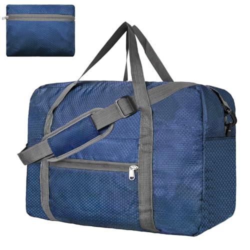 Easyjet Airlines Kabinentasche, 45 x 36 x 20 cm, Untersitz-Reisetasche, faltbar, Handgepäck, Reisetasche für Damen und Herren, navy, With Shoulder Strap, Reisetasche von lifwimner