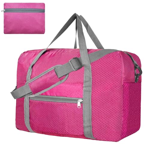 Easyjet Airlines Kabinentasche, 45 x 36 x 20 cm, Untersitz-Reisetasche, faltbar, Handgepäck, Reisetasche für Damen und Herren, rose, Witht Shoulder Strap, Reisetasche von lifwimner