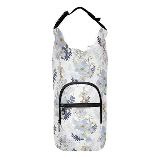 linqin Dekorative elegante Blumen-Aufbewahrungstasche für Wasserflaschen, funktionale isolierte Tasche für Wasserflaschen, Wasserflaschen-Gürtelhalter, passend für 20/24/32/1,2 l Flaschen von linqin