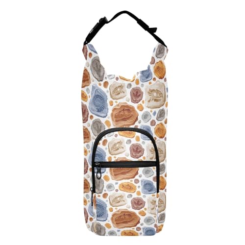 linqin Fossilien-Muster, archäologischer Sling-Rucksack mit Wasserflaschenhalter, stilvoller Wasserträger für Wanderrucksack, Wasserflaschenhalter, passend für 20/24/32/1,2 l Flaschen linqin Fossilien-Muster, archäologischer Sling-Rucksack mit Wasserflaschenhalter, stilvoller Wasserträger für Wanderrucksack, Wasserflaschenhalter, passend für 20/24/32/1,2 l Flaschen von linqin