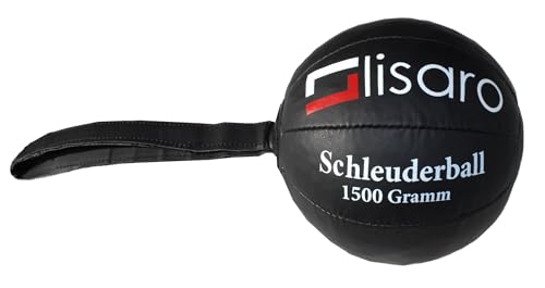 lisaro Schleuderball aus PU-Leder, Farbe Schwarz, Durchmesser Ca. 18-20 cm. Size 1500 gram lisaro Schleuderball aus PU-Leder, Farbe Schwarz, Durchmesser Ca. 18-20 cm. Size 1500 gram von lisaro