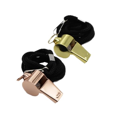 lokxmve 2 Stück Trillerpfeife Edelstahl Trillerpfeife mit Entfernbar Schlüsselband,Trillerpfeife Schiedsrichter Pfeife,Schiri Pfeife,Metall Whistle für Trainer Sportunterricht, Fußball, Hundetraining lokxmve 2 Stück Trillerpfeife Edelstahl Trillerpfeife mit Entfernbar Schlüsselband,Trillerpfeife Schiedsrichter Pfeife,Schiri Pfeife,Metall Whistle für Trainer Sportunterricht, Fußball, Hundetraining von lokxmve