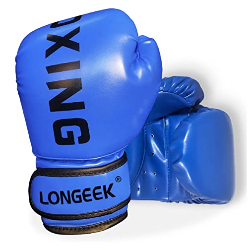 Longeek Boxhandschuhe Kinder 6oz Training Fight Gloves Sparring Boxsack Muay Thai Kampfhandschuhe für 6-15 Jahre Baby Longeek Boxhandschuhe Kinder 6oz Training Fight Gloves Sparring Boxsack Muay Thai Kampfhandschuhe für 6-15 Jahre Baby von longeek