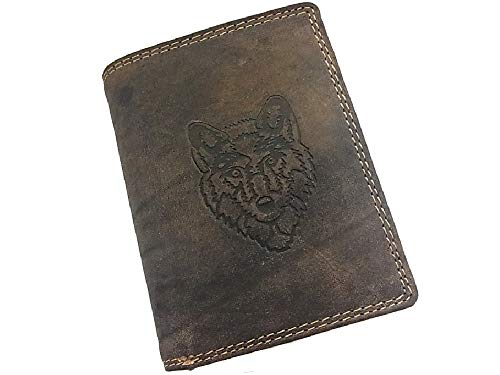 Herren Geldbörse Portmonee Portemonnaie Geldbeutel Echtes Leder Wolf Braun Brown Herren Geldbörse Portmonee Portemonnaie Geldbeutel Echtes Leder Wolf Braun Brown von lordies