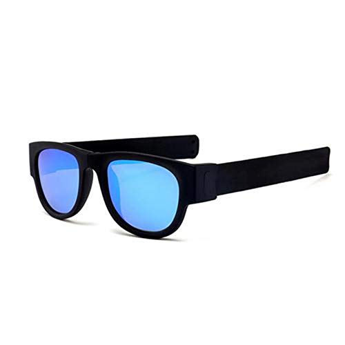 luckything Klappbar Sonnenbrille,Polarisierte Mode Sonnenbrille Klassische Brille,Polarized Sunglass Protection Folding Lässige Sunglass Slap-on Wraparound Für Erwachsene Und Kinder Für Herren Damen von luckything