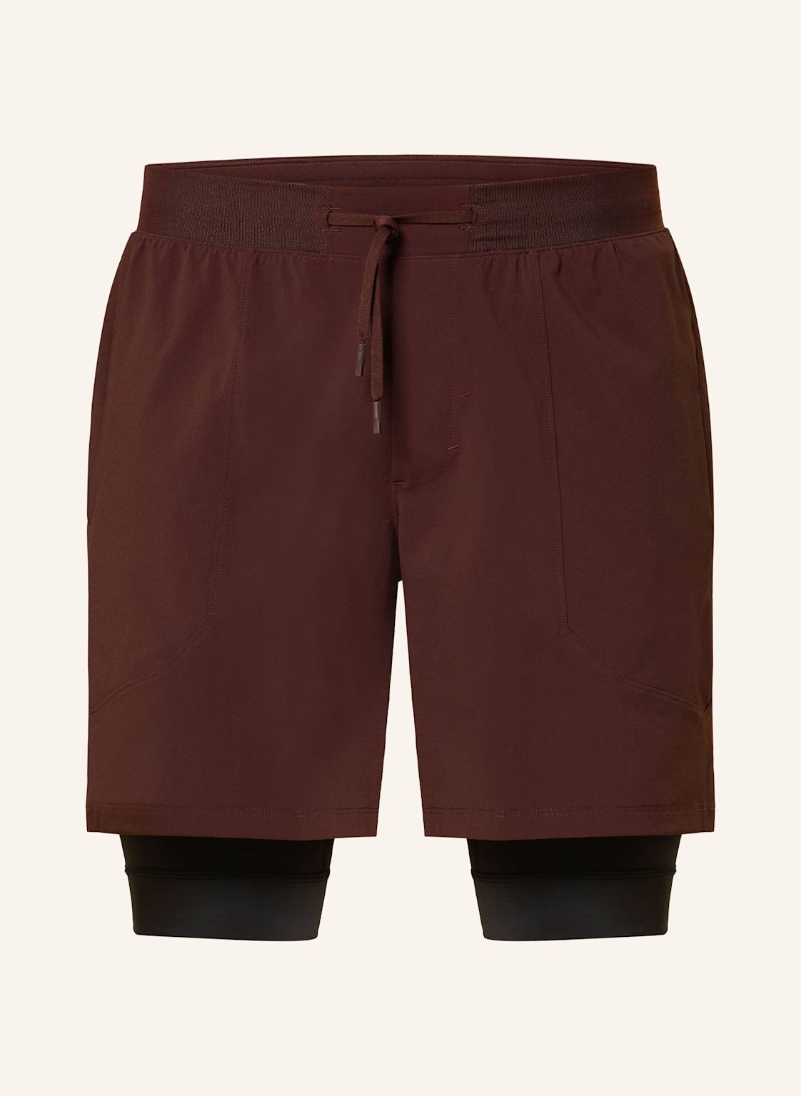 Lululemon 2-In-1-Trainingsshorts License To Train 7in rot Lululemon 2-In-1-Trainingsshorts License To Train 7in rot von lululemon
