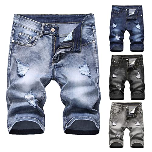 Herren Jeans Shorts Kurze Hose Sommer Bermuda Stretch Sweathose Männer Vogue Mode Hot Mens Ripped Kurz Jeanshose Loch Bermuda Casual Denim Shorts Herren Jeans Shorts Kurze Hose Sommer Bermuda Stretch Sweathose Männer Vogue Mode Hot Mens Ripped Kurz Jeanshose Loch Bermuda Casual Denim Shorts von luoluoluo