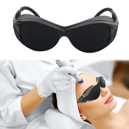 lurora2021 Red Mitochondria Schutzbrille Laser Schutzbrille Ipl 380-700nm UV Schutzbrille Rotlicht Schutzbrille Infrarot Schutzbrille UV Schutzbrille für Rotlichttherapie Kosmetologie Solarium Unisex von lurora2021