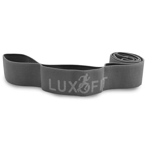 Luxofit Fitnessband Widerstandsbander Medium Supersportband 1155mm, Widerstandsband Textil, Supersportband, für Klimmzüge, Gymnastikband Made in Germany, Workout Band für Anfänger und Profis von luxofit