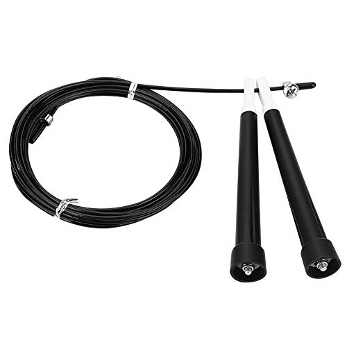 9,8 Zoll Speed ​​Rope Springseil, verstellbar, Stahlkabel, rutschfest, für Fitness-Training von lvifloae