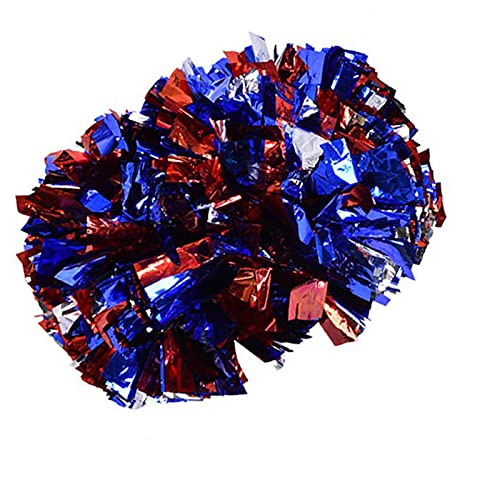 lvifloae Cheerleader-Team, doppelköpfiger Blumenball, Mannschaftssport, spezielle Cheer-Ausrüstung, geeignet für Tanzsport-Wettbewerbe in Schulen (Blue Silver red) von lvifloae