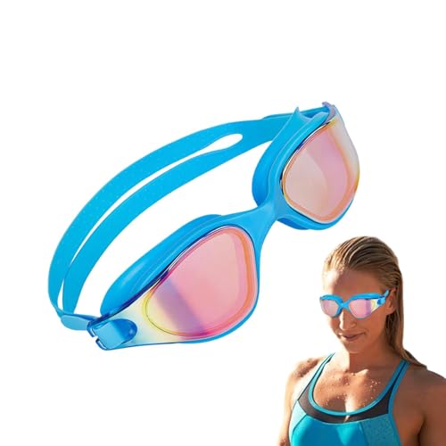 lyanny Anti-Fog Schwimmbrille, HD-Schwimmbrille für Erwachsene, Wasserdicht Ultraviolett-Schutzlinsen, Silikon verstellbare Wassersportbrille Schwimmbrille für Erwachsene von lyanny
